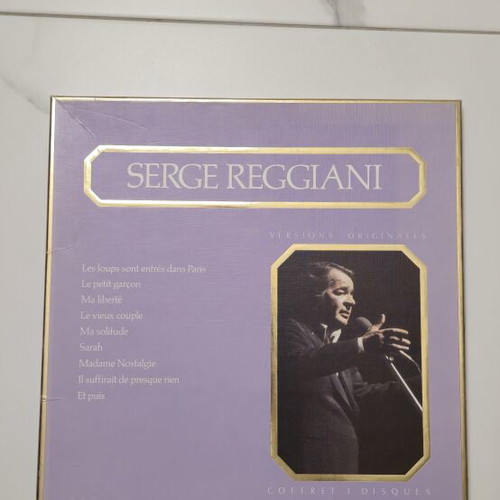 Serge Reggiani Versions Originales 3 LP box set like new