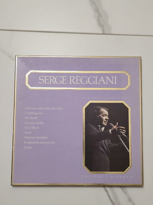 Serge Reggiani Versions Originales 3 LP box set like new