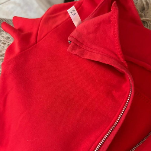 Girls' dress size 140 cm like new, red
