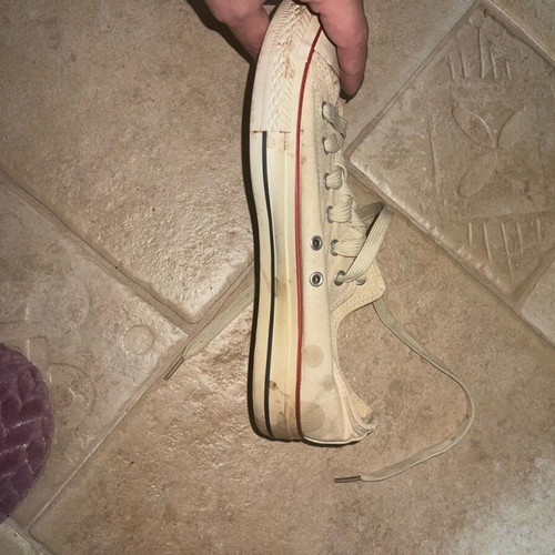 Canvas shoes used, size 40, beige
