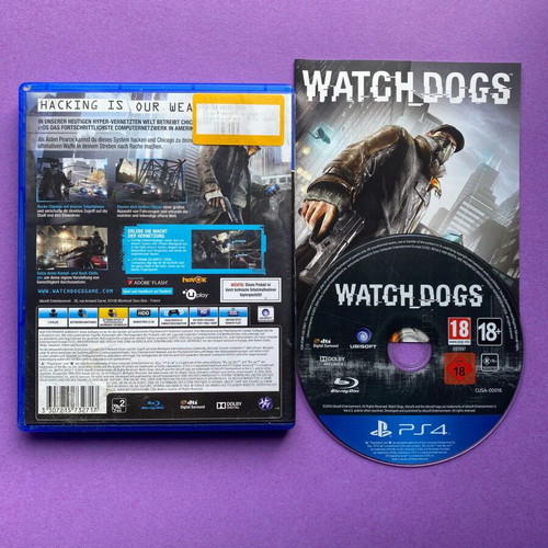 Watch Dogs PlayStation 4 like new