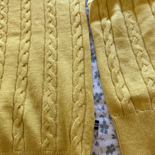 Nautica cotton jumper size M like new yellow