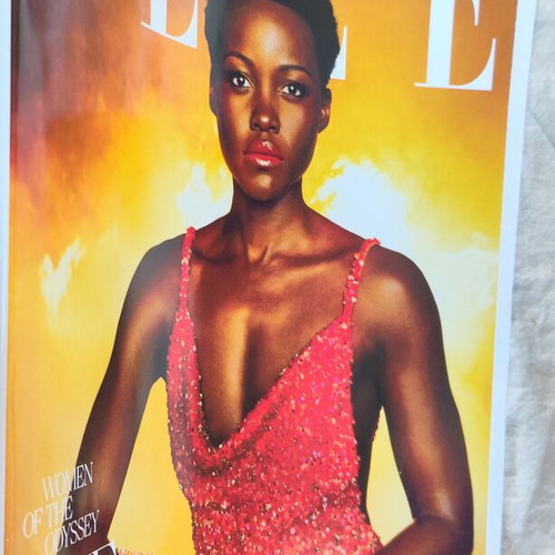 Elle USA Summer Issue collectible with Lupita Nyong'o cover