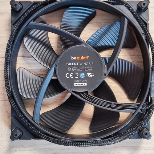 Bequiet Silent Wings 3 140mm 1000rpm fan like new