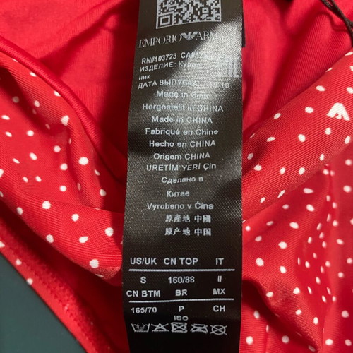 Armani Exchange women's swimsuit new, red