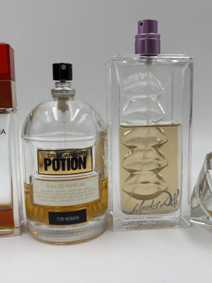 Women's Perfume Set like new, Dolce & Gabbana, Dsquared2, Salvador Dali, Chopard