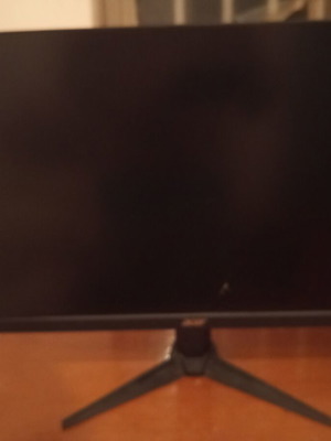 Acer Nitro QG241Y 23.8" Full HD 75Hz monitor used, screen damage