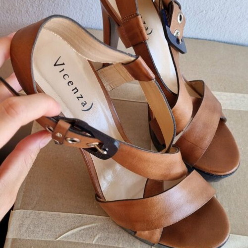 Vicenza sandals new, brown, size 38