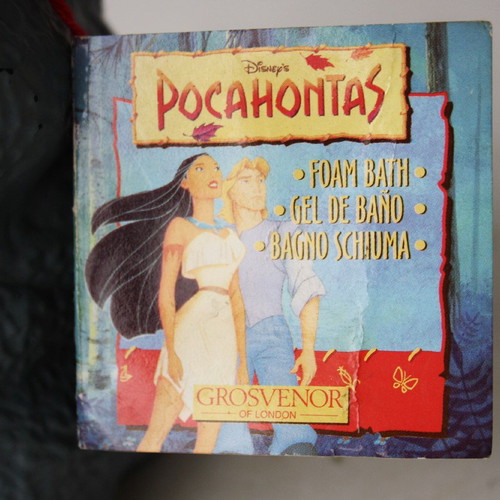 Vintage 90's shampoo figure Pocahontas 26cm Damascаr Italy new