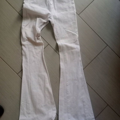 White bell-bottom jeans size 36/S