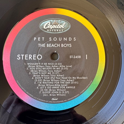 The Beach Boys Pet Sounds LP reissue 2016, like new
