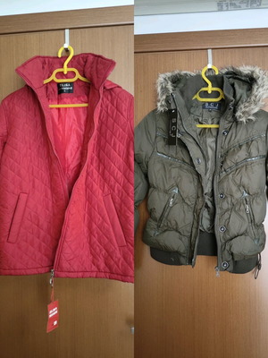 Women's jackets new, sizes M, L, red
