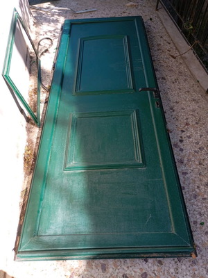 Aluminum door used 80x220 without frame