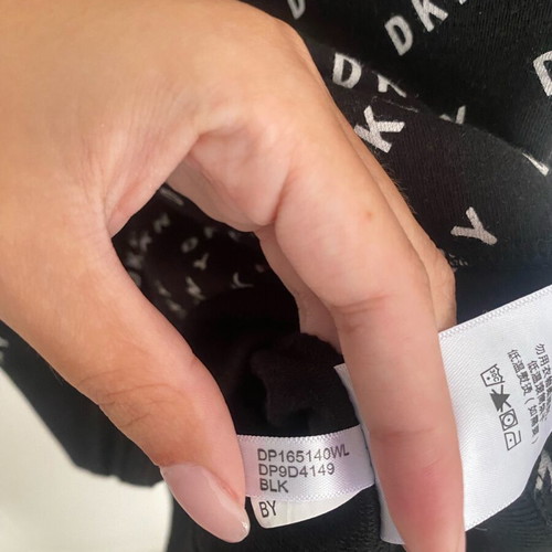 DKNY Sport sweatshirt dress new, black, size S