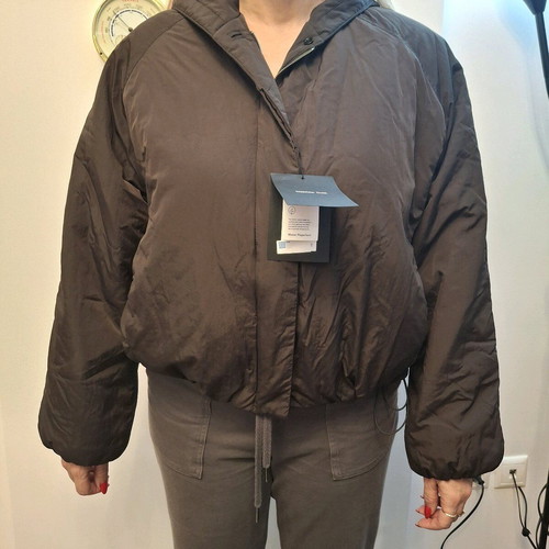 Massimo Dutti jacket like new with hood, size L, black
