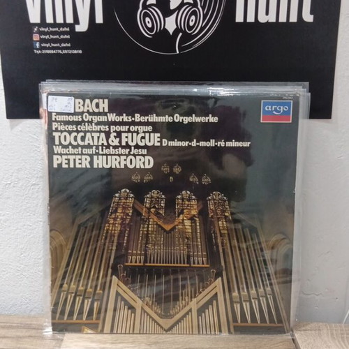 Bach Toccata & Fugue vinyl record used, classical