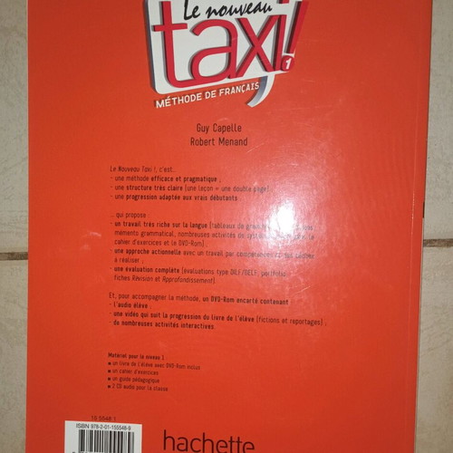 Le Nouveau Taxi A1 French Learning Book new with DVD ROM
