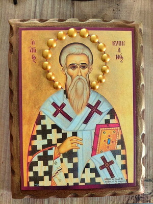 Saint Kyprianos new icon 20x15 cm