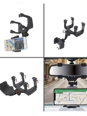 Car rearview mirror phone holder like new