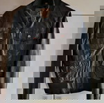  Δερμάτινο jacket μαύρο