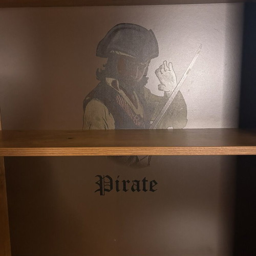 Cilek Limited Edition Pirate Bookshelf like new with 5 shelves
