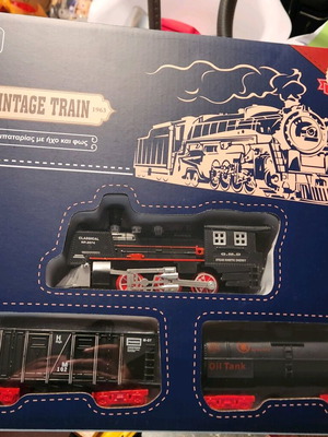 Vintage Train Set with Sound and Light for 3+ Years new