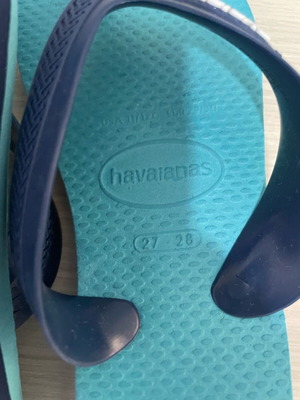 Havaianas παιδικές σαγιονάρες σαν καινούργιο, μέγεθος 27, μπλε