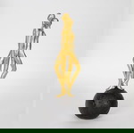 Φιγούρα διακοσμητική πολυρεσίνης Ζευγάρι χρυσό-μαύρο 9.5x31εκ