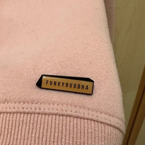Funky Buddha pink sweatshirt like new with open back