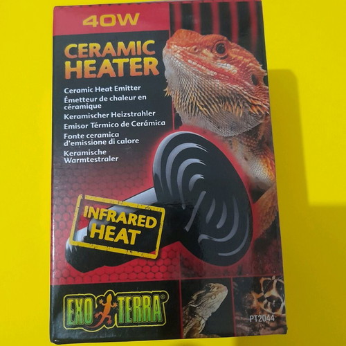 Ceramic heater infrared heat lamp for reptiles like new