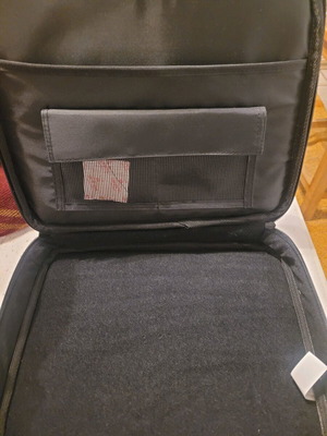 Laptop case 27×33 new, black leatherette for small laptops