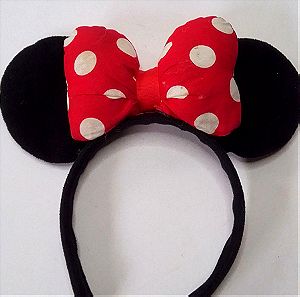 ΓΝΗΣΙΑ ΣΤΕΚΑ ΜΑΛΛΙΩΝ Disney Big Ear Black Polka Minnie Ears
