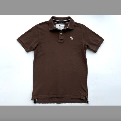 Abercrombie & Fitch Kids Polo Shirt Brown Used Size L