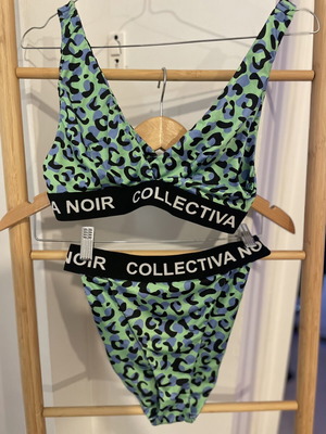 Collectiva Noir bikini like new, green, size S