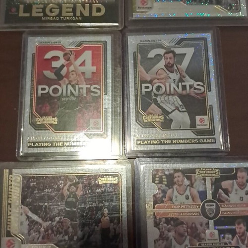 Panini Contenders Euroleague 2026 set of 6 new inserts