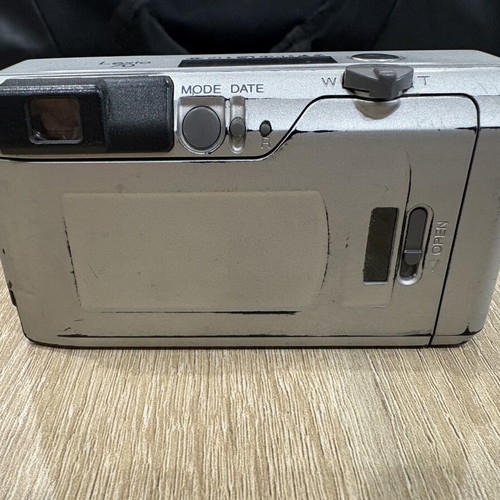 Konica Lexio 70 35mm film camera used with zoom lens