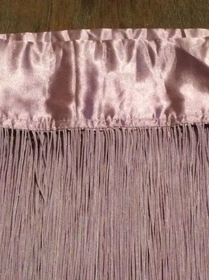 10 x STRING/CROSIA CURTAINS LILAC - LIGHT PURPLE/EGGPLANT