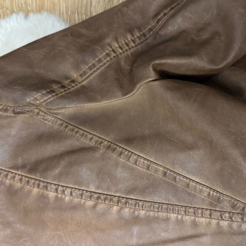 Attrattivo leather jacket brown size L like new