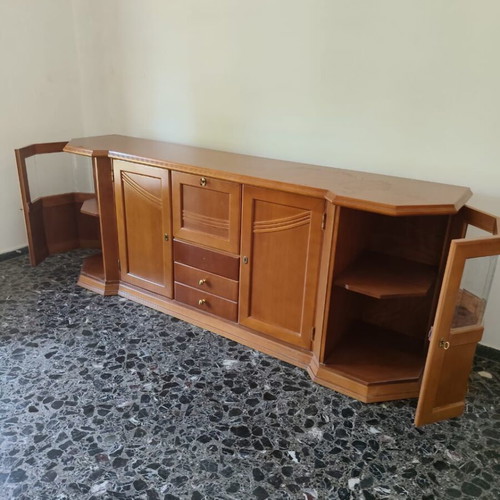 Buffet living room furniture like new, solid wood, 2.30x0.50 m