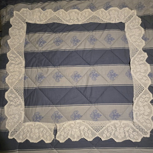Handmade knitted edging fascia new for decoration