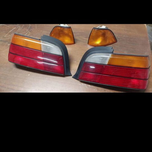 BMW E36 rear lights and front orange indicators used, genuine