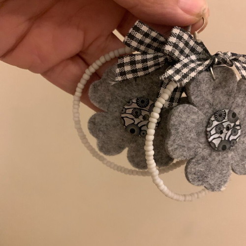 Earrings large hoops new
