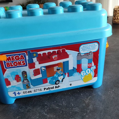 Mega Bloks used large building blocks for unlimited play