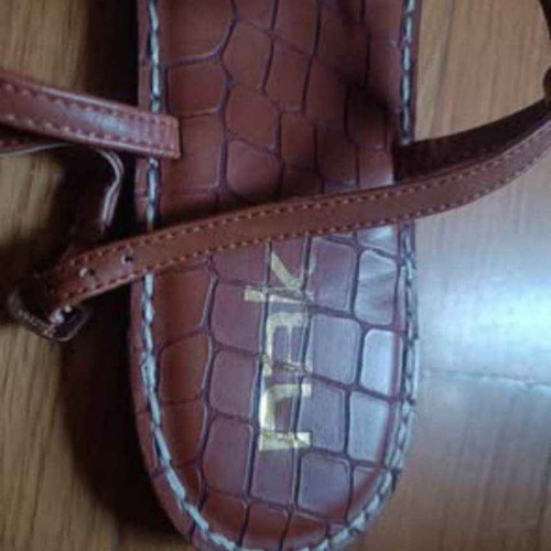 Nak women's leather sandals brown size 41 new