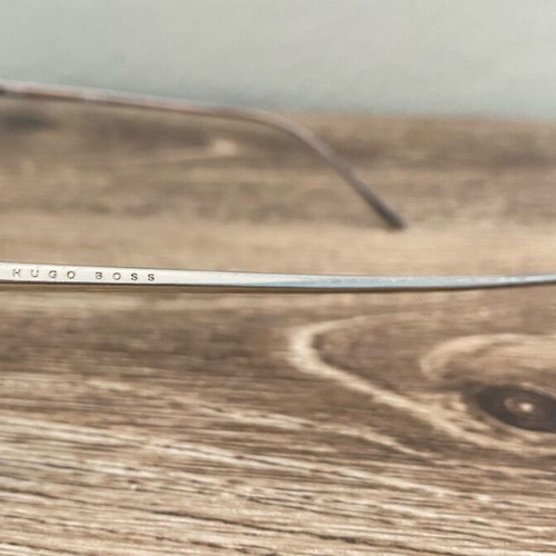 HUGO BOSS Myopia Glasses like new, black frame and silver arms