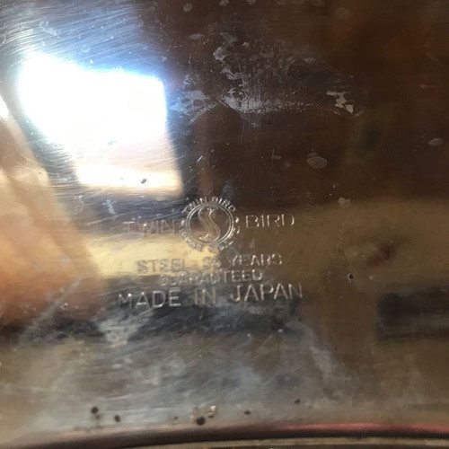 Vintage Twin bird serving tray made in Japan used, 1985