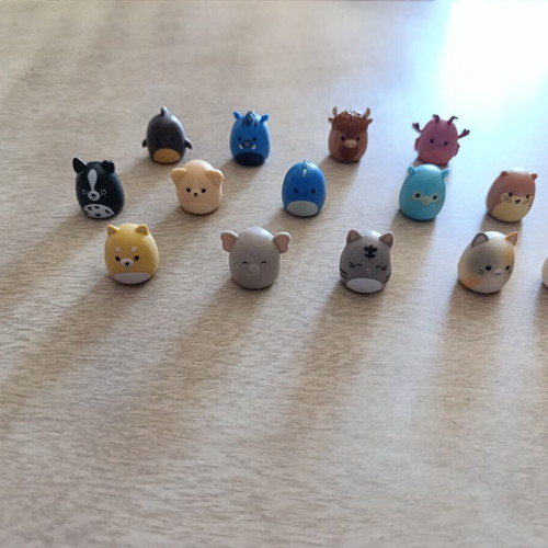 Squish-a-longs figures set like new