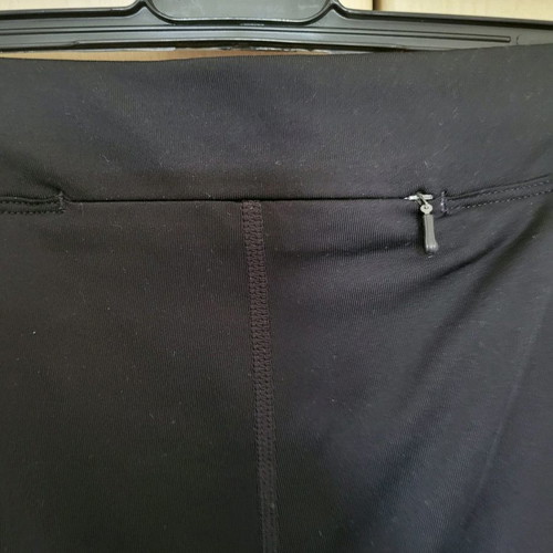 Nike dry-fit leggings, black and red, size Small