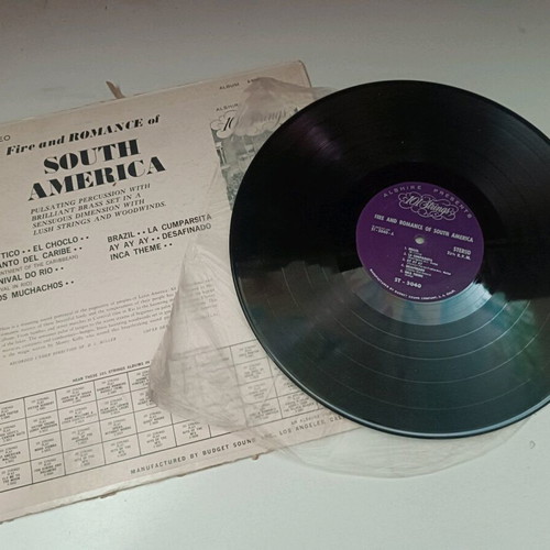 101 Strings Fire and Romance of South America vinyl used