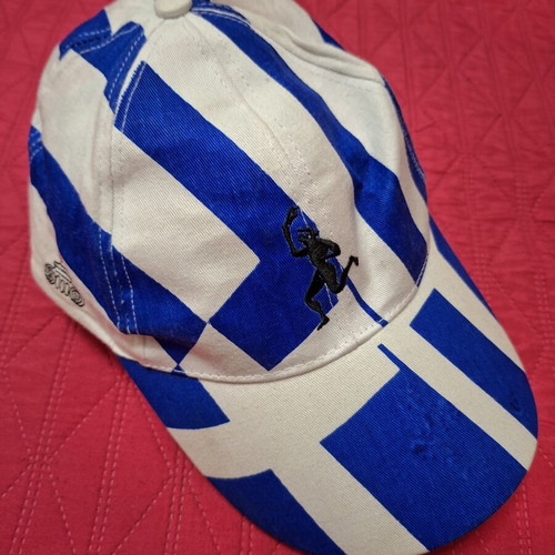 Hellas Cap one size 100% cotton like new, blue